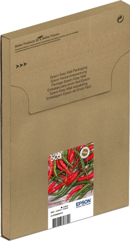 Epson 503 EasyMail inktcartridge 4 stuk(s) Origineel Normaal rendement Zwart, Cyaan, Magenta, Geel