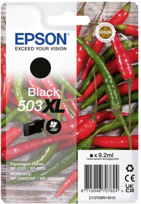 Epson 503XL (C13T09R14010) - Schwarz - Druckerpatrone - Hohe Kapazität