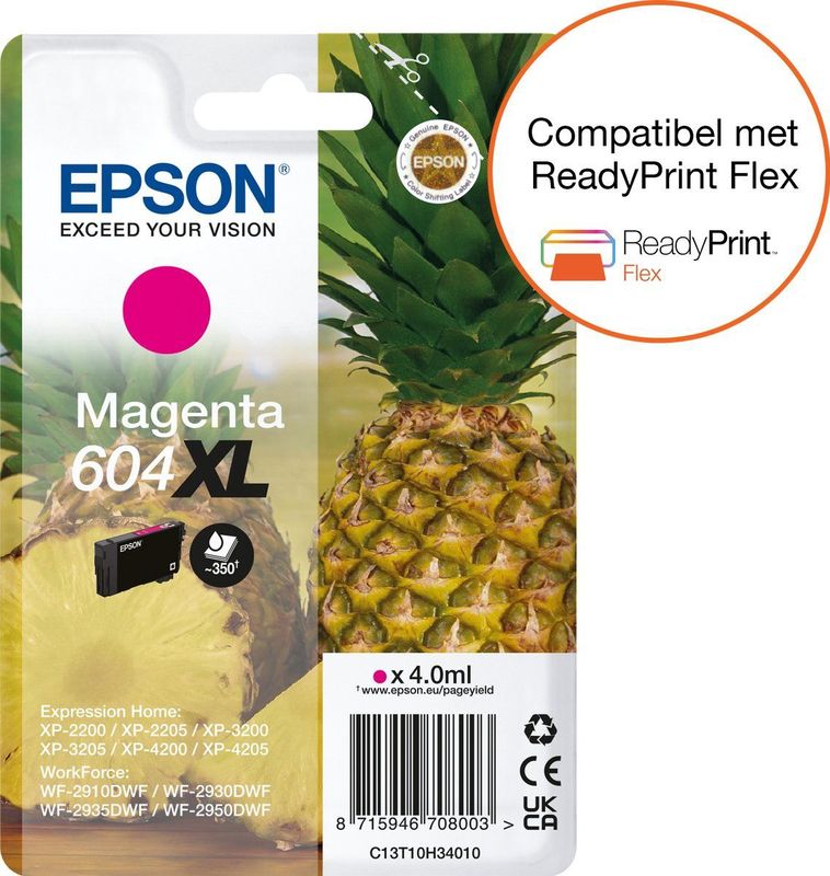 Original Ink Cartridge Epson 604XL Magenta