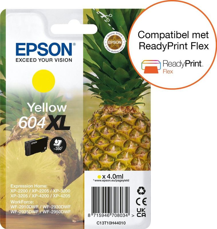 Epson - Inkt - 604XL 603XL - Zeesterren YL (Y) - Kosteneffectief