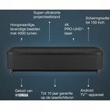 Epson EpiqVision Ultra EH-LS800 beamer (zwart)