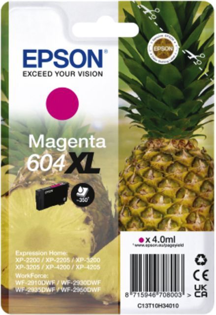 Epson - 604XL - Inktcartridge - Rood - 10 Stuks
