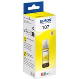 Epson - Inkt/107 EcoTank YL - Inktflesje - Geel - 70 ml