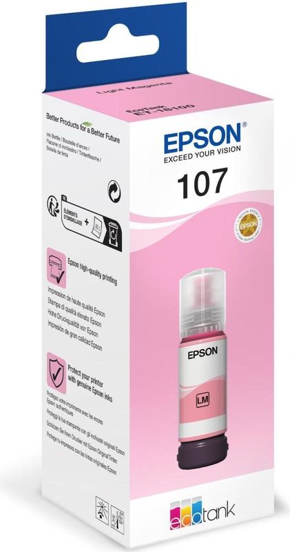 Epson 107 inktfles licht magenta (origineel)
