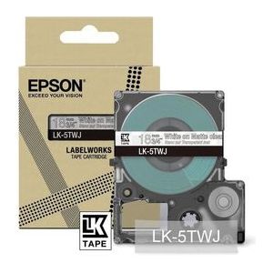 Epson LK-5TWJ Transparant, Wit