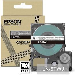 Epson LK-5TWJ Transparant, Wit