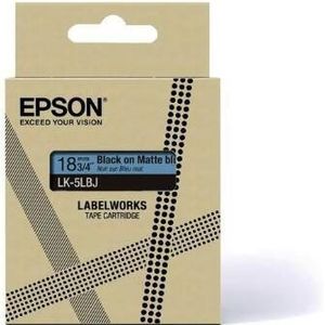 EPSON Schriftband LK LK-5LBJ C53S672081, 18 mm schwarz auf blau