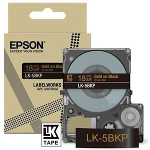 Epson Epson Gift Tape - Gold metallic / Schrift Schwarz 18 mm
