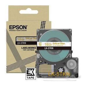 Epson LK-5TKN Goud, Transparant