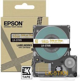 Epson LK-5TKN Goud, Transparant