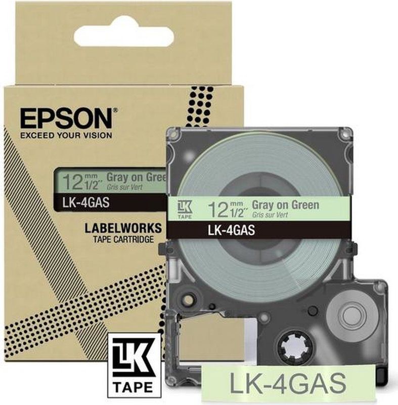 Epson LK-4GAS Grijs, Lichtgroen