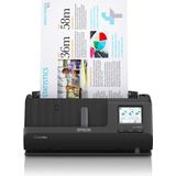 Epson ES-C380W Scanner met ADF + invoer voor losse vellen 600 x 600 DPI Zwart