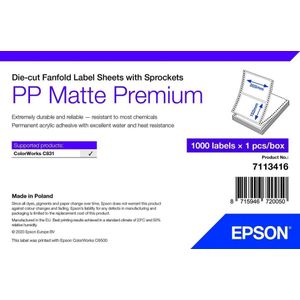 Epson 7113416 printeretiket Wit Zelfklevend printerlabel