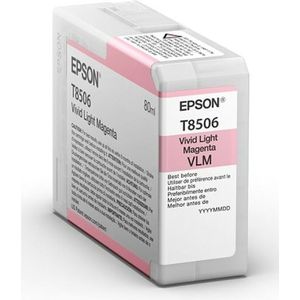 Epson - T8506 - Inktcartridge - Vivid Light Magenta - 80 ml