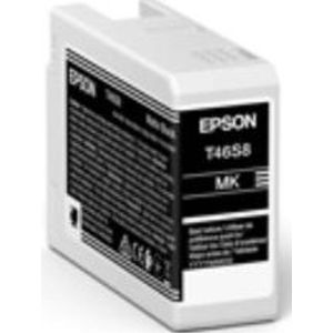 Epson - Singlepack Matte Black T46S8 - Inkt - 25ml - UltraChrome Pro 10