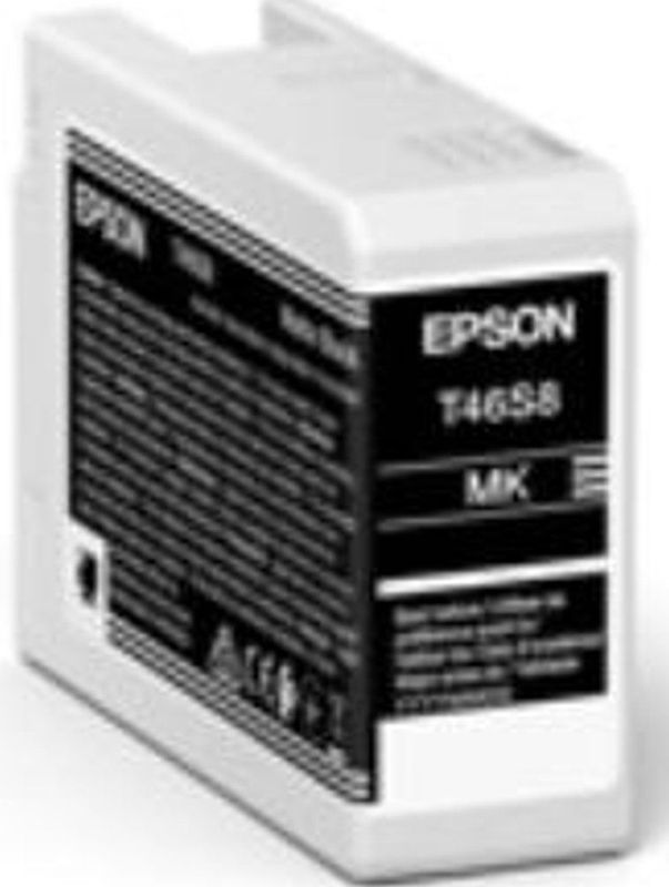 Epson - Singlepack Matte Black T46S8 - Inkt - 25ml - UltraChrome Pro 10