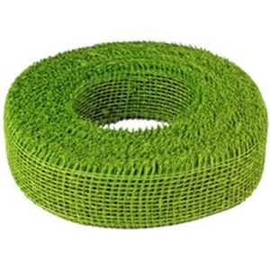 Jute lint - GROEN - Jute band - Jute op rol - 5 cm breed - Jute op rol - Jute band - Juteband - Lint - GROEN - 40 meter!