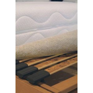 Jute-vilt matrasbeschermer 60 x 120 cm