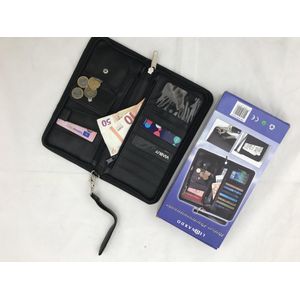 Travel Wallet de Luxe - Reisportomonee - reispapieren map - Leonardo travel wallet