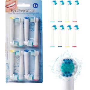 Universele opzetborstels voor de Oral-B - 8 stuks