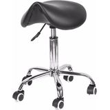Verstelbare zadelkruk - tabouret - Te gebruiken als bureaustoel, kappersfiets en werkkruk