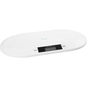 Silvergear Baby Weegschaal - Baby Spullen - Digitale Weegschaal - Dierenweegschaal - Tot 20kg - Wit