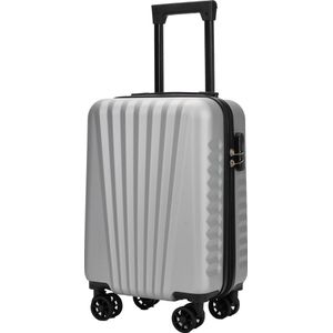 Leonardo Handbagage Koffer - Trolley Handbagage Lichtgewicht - 51 x 21 x 31,5 cm - 30L - Zilver