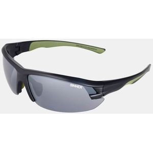 SINNER Sportzonnebril voor heren en dames, meerdere kleuren, gespiegeld met 100% UV400-bescherming, gepolariseerd en niet gepolariseerd, fietsbril, fietsbril en sportbril voor outdoor, zwart,
