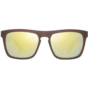 SINNER - THUNDER TEEN - Zonnebril - Mat Bruin - Olielenzen Categorie 3
