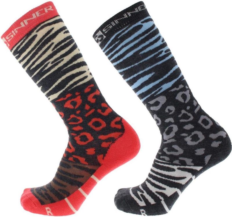 Sinner - Animal - Sokken - 2 Paren - Diverse Materialen