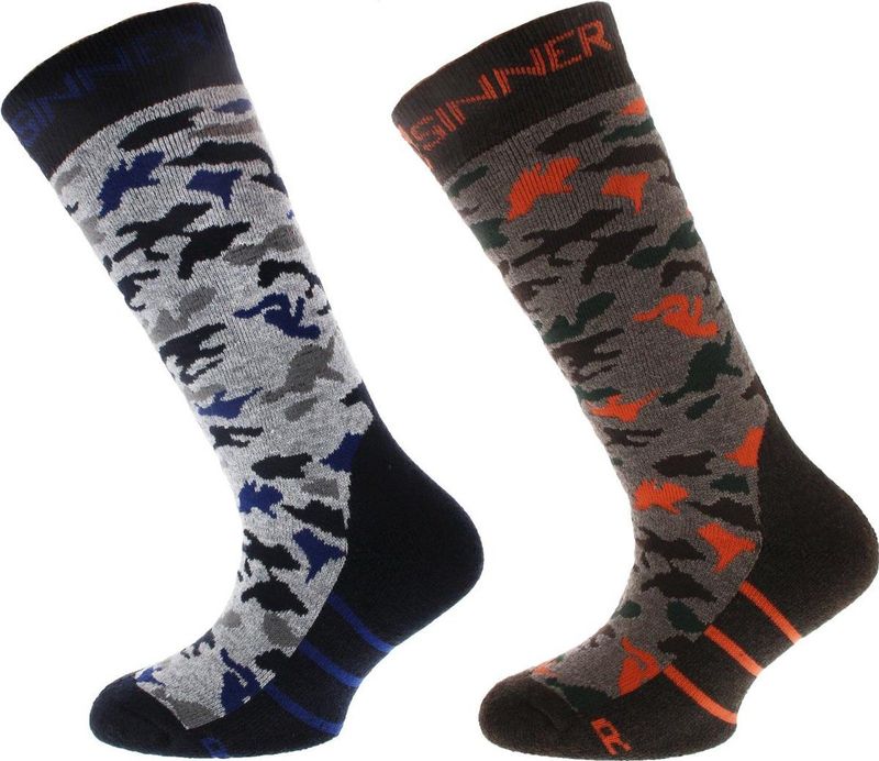 Sinner - Skisok - Camo - Gemêleerd - 2 Paar