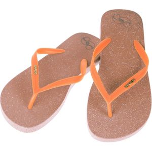 Padank Slippers - Bruin Oranje