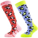 Sinner - Kids Ski Socks Animal Double Pack - Skisokken - Roze