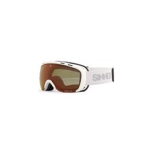 Marble Skibril Otg - Mat Wit - Oranje SINTEC® Lens