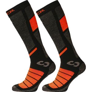 Sok Sinner Unisex Pro Socks II Double Pack Zwart