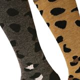 Sinner - Women Placed Animal Double Pack - Skisokken - Bruin