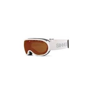 VORLAGE SKIBRIL - MAT WIT - ORANJE SINTEC® LENS