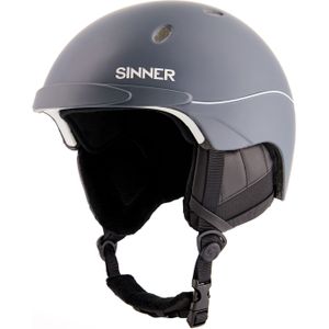 Sinner Skihelm - Unisex - Titan - Snowboard Helm - Wintersport bescherming - Mat Grijs - S