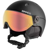 Skihelm Sinner Titan Visor Matte Black-55 - 58 cm