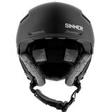 Sinner ski helm Beartooth mat zwart/grijs