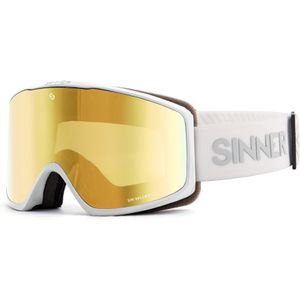 Skibril Sinner Sin Valley S Matte White Double Gold Oil + Double Pink