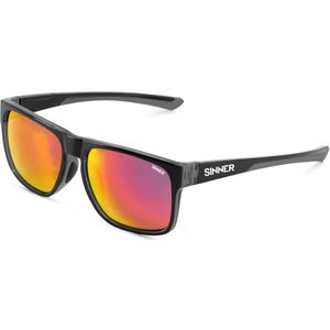 Sinner Spike Zonnebril Shny Blk - Sintec®Smk Red Oil