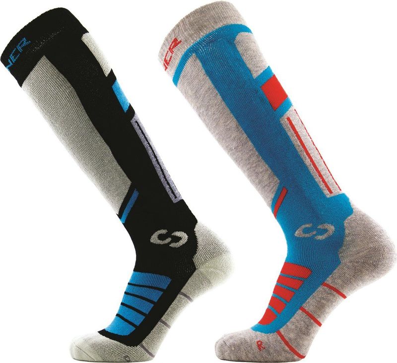 Sinner - Pro Socks II - Skisokken - Sea Blue/Black - Double Pack