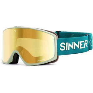 Sinner Sin Valley S Skibril 2023 - Groen + GRATIS EXTRA LENS | Categorie 3