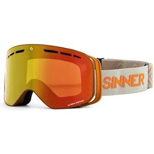 Sinner Olympia Sneeuwbril Matte Orange One Size