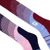 SINNER - LADIES SKI SOCKS GRAPHIC DOUBLE PACK - BURGUNDY/PINK - Unisex - Maat 36-38