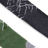 SINNER - MEN SKI SOCKS MOUNTAIN DOUBLE PACK - GREEN/BLACK - Unisex - Maat 36-38