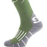 SINNER - MEN SKI SOCKS MOUNTAIN DOUBLE PACK - GREEN/BLACK - Unisex - Maat 36-38