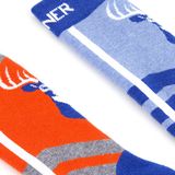 SINNER - KIDS SOCKS WILDLIFE DOUBLE PACK - ORANGE/BLUE - Unisex - Maat 23-26
