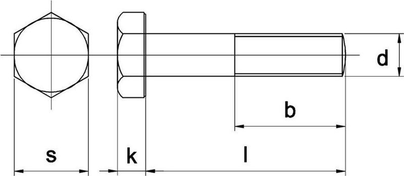 Bout Din960 8.8 M14X1,5X80Mm Elvz Fijn - 50 stuks
